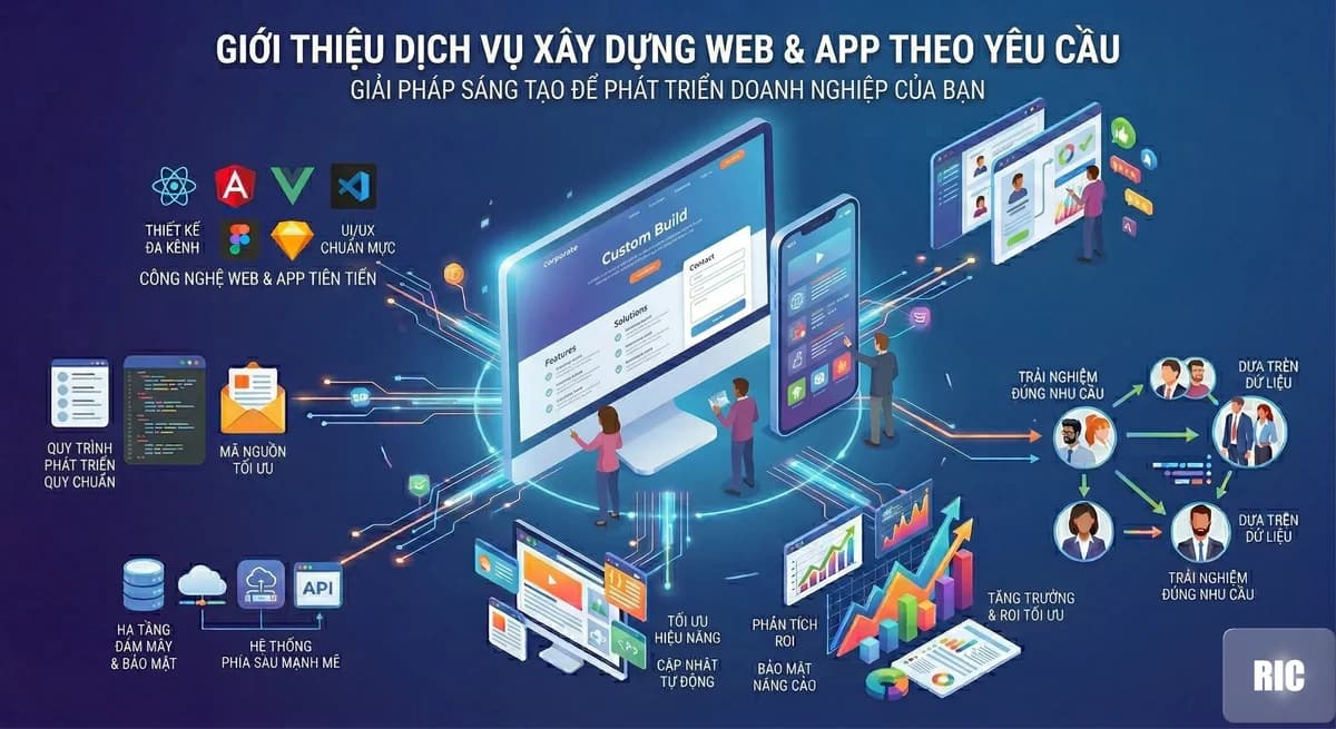 Xây dựng Hệ sinh thái App & Web Custom